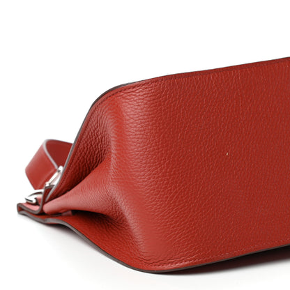 Hermes Taurillon Clemence Jypsiere 34 Rouge Garance 8 of 9