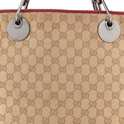 Gucci Monogram Large Eclipse Tote Red 8 of 14