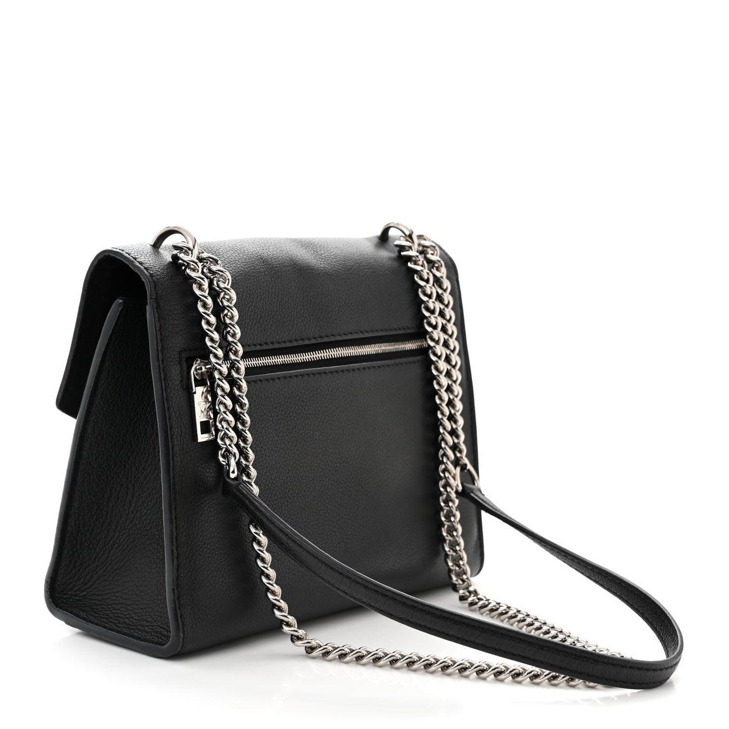 Soft Calfskin My Lockme Chain Bag BB Black