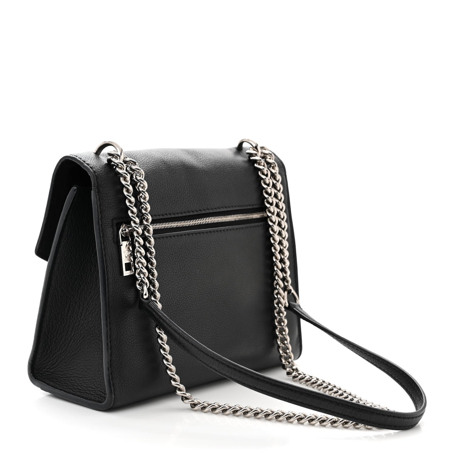 Louis Vuitton Soft Calfskin My Lockme Chain Bag BB Black 3 of 10