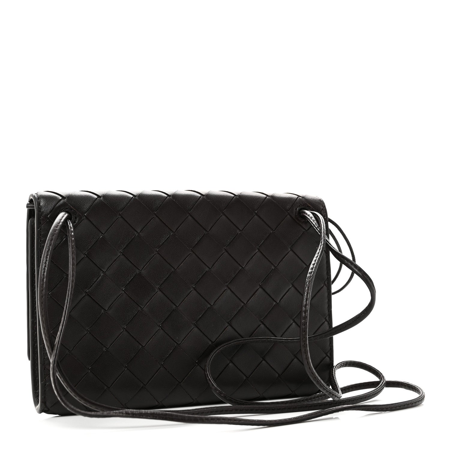 Bottega Veneta Nappa Intrecciato Andiamo Pouch On Strap Fondant