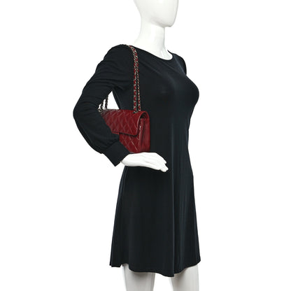 Chanel Caviar Quilted Small Double Flap Burgundy 2 of 9