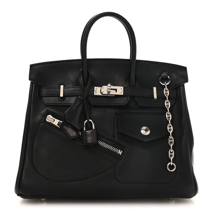 Hermes Veau Volupto Rock Birkin 25 Black 1 of 10