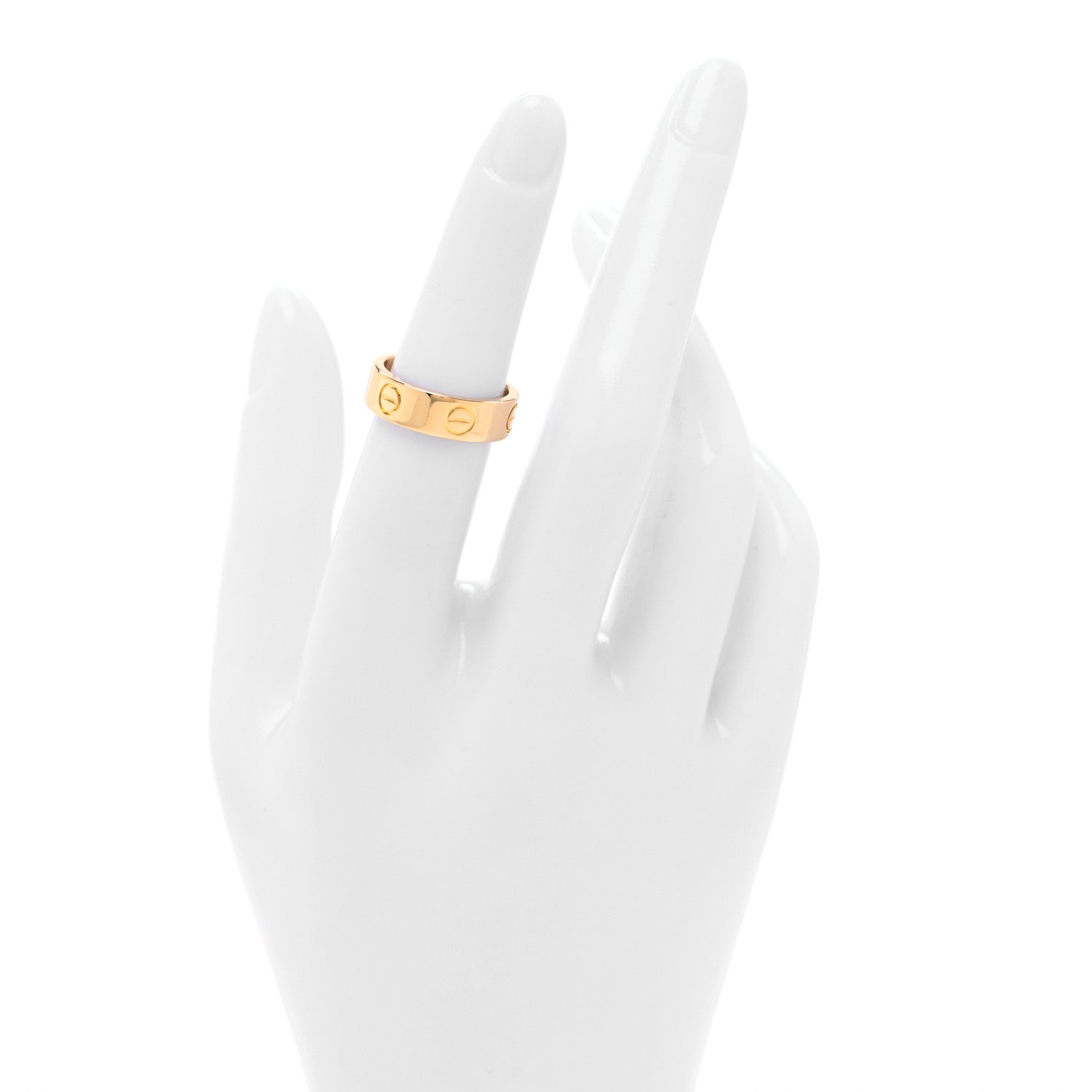 Cartier 18K Yellow Gold 5.5mm LOVE Ring 50 5.5 2 of 4