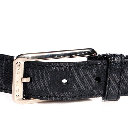 Louis Vuitton Damier Graphite Ceinture Force Belt 85 34 3 of 7