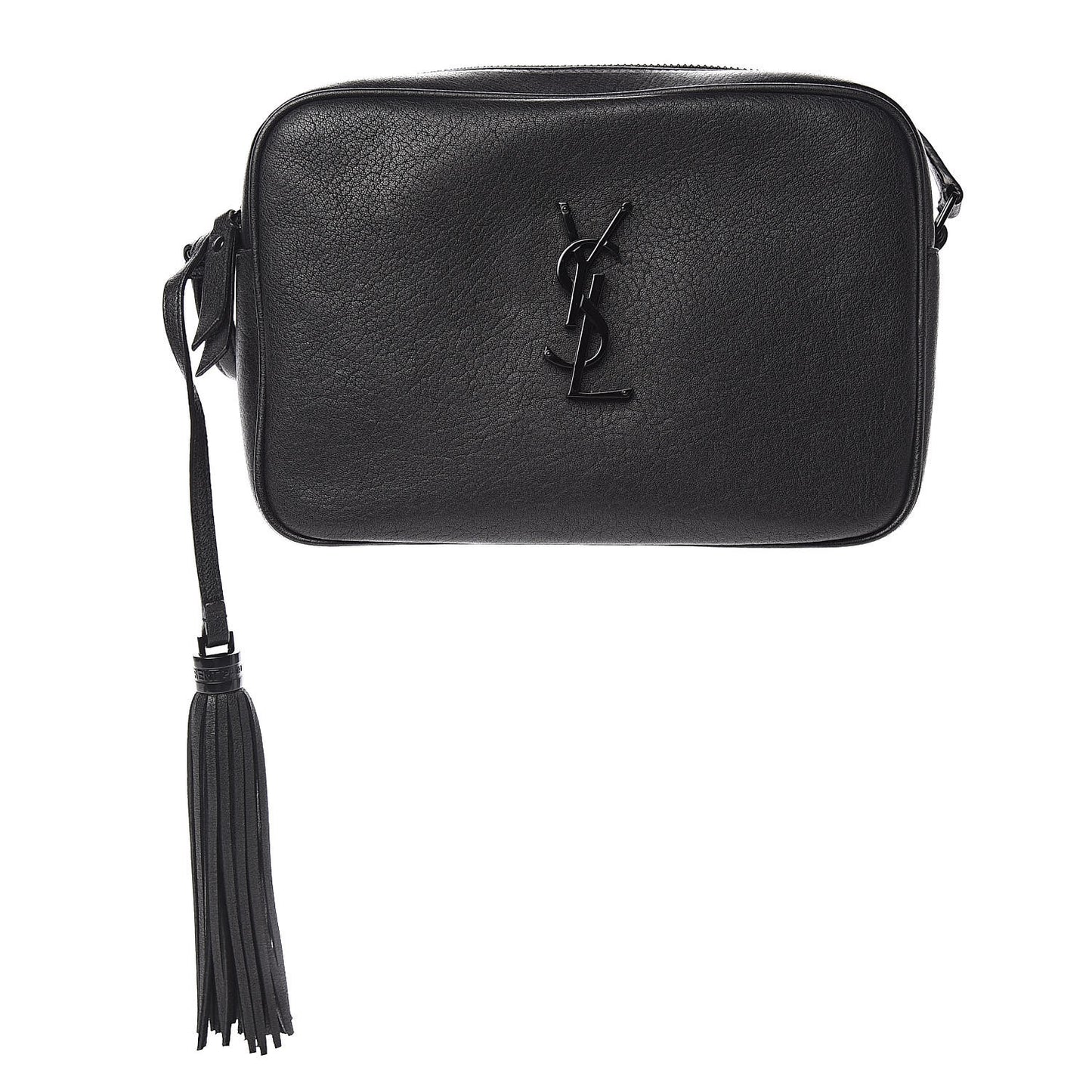 Lambskin Monogram Lou Camera Bag Black