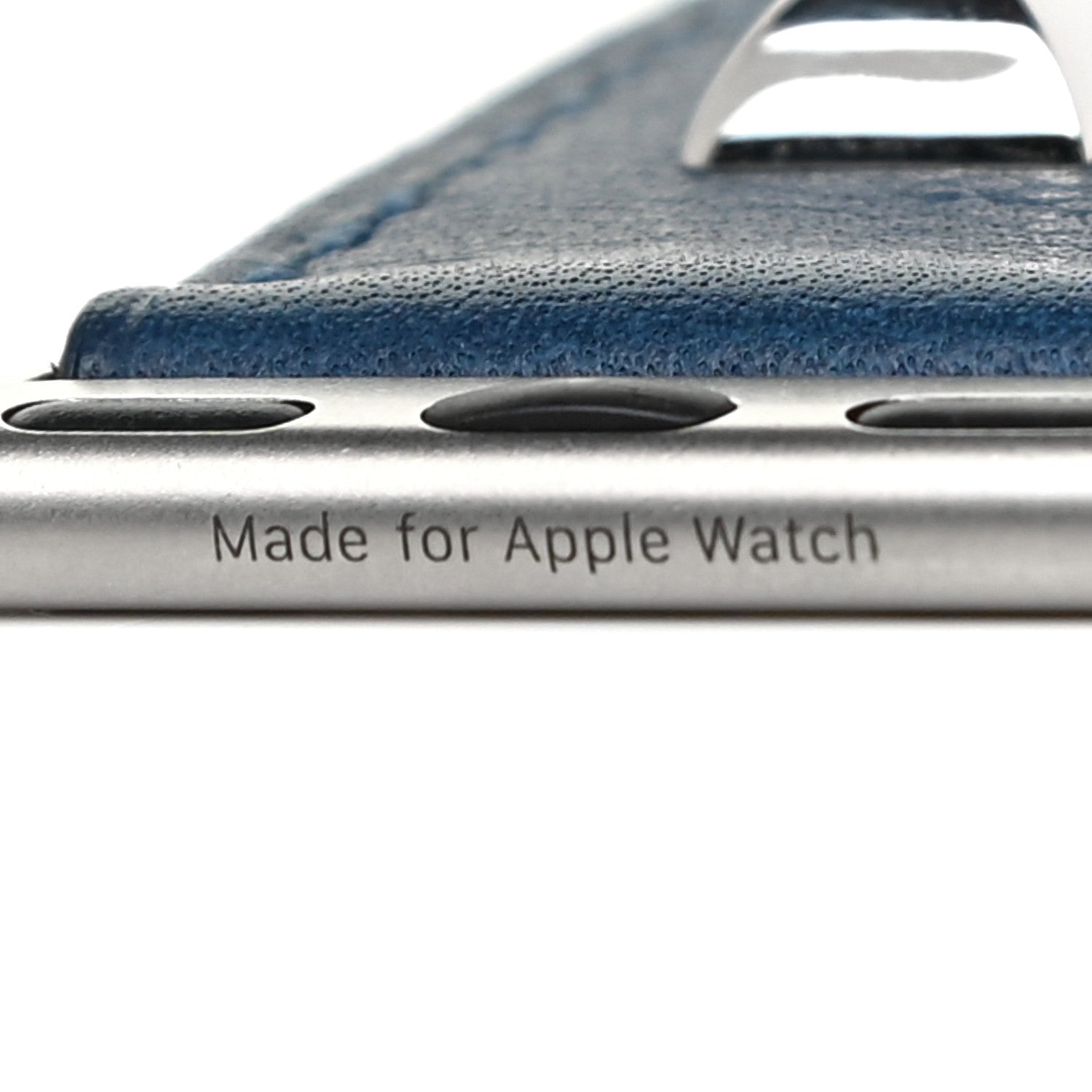 Hermes Swift Medor 40mm Apple Watch Double Tour Band Deep Blue 4 of 10