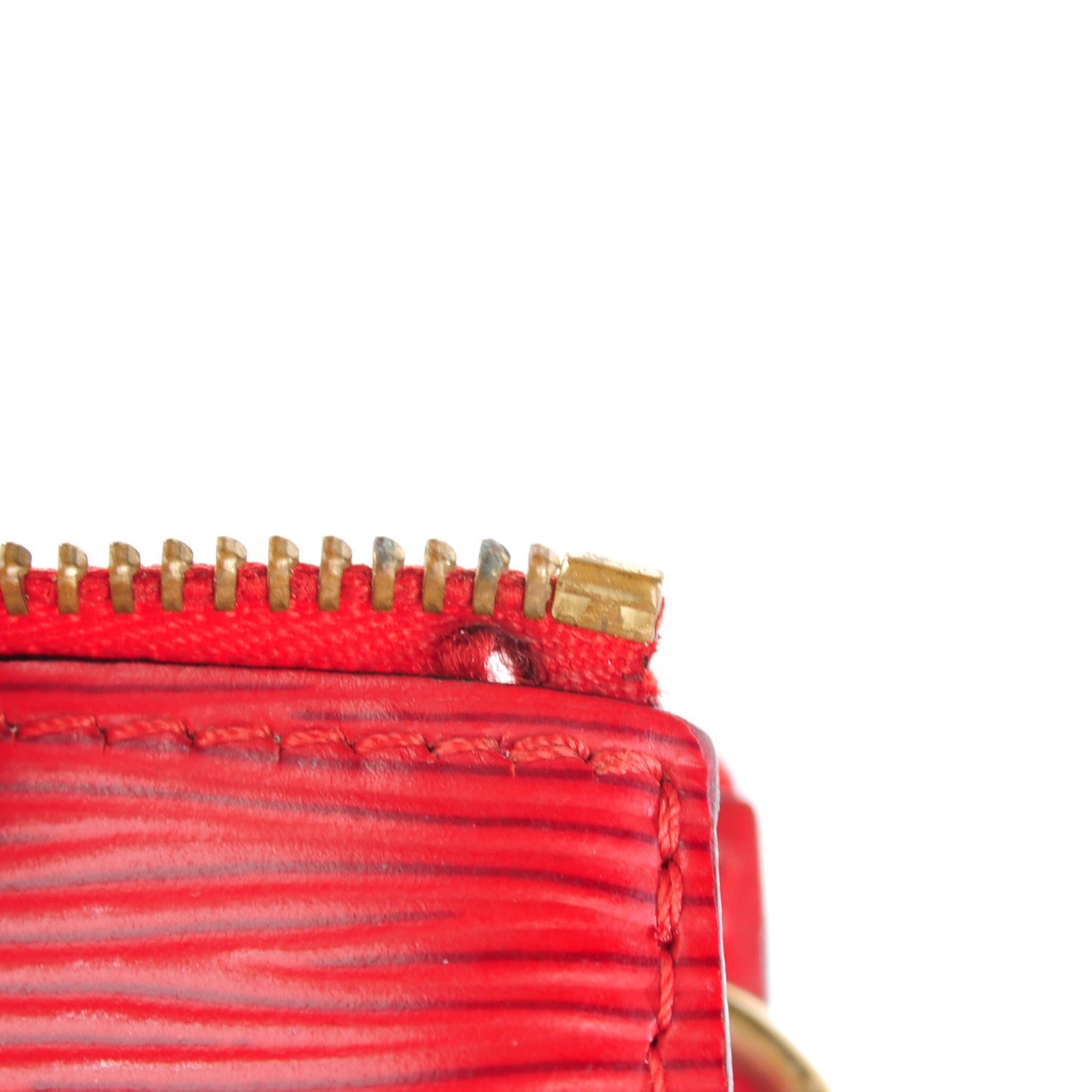 Louis Vuitton Epi Pochette Accessories 24 Castillan Red 8 of 8