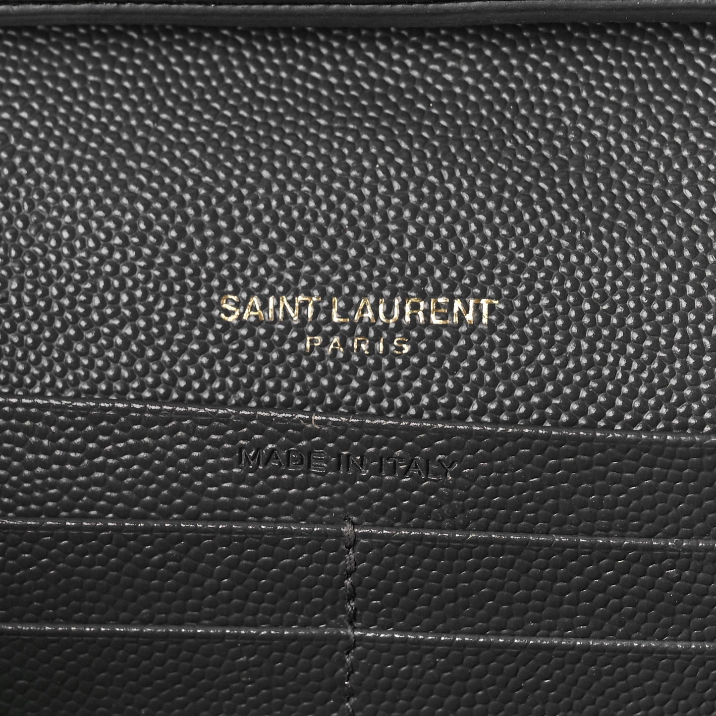 Grain De Poudre Matelasse Chevron Monogram Chain Wallet Earth