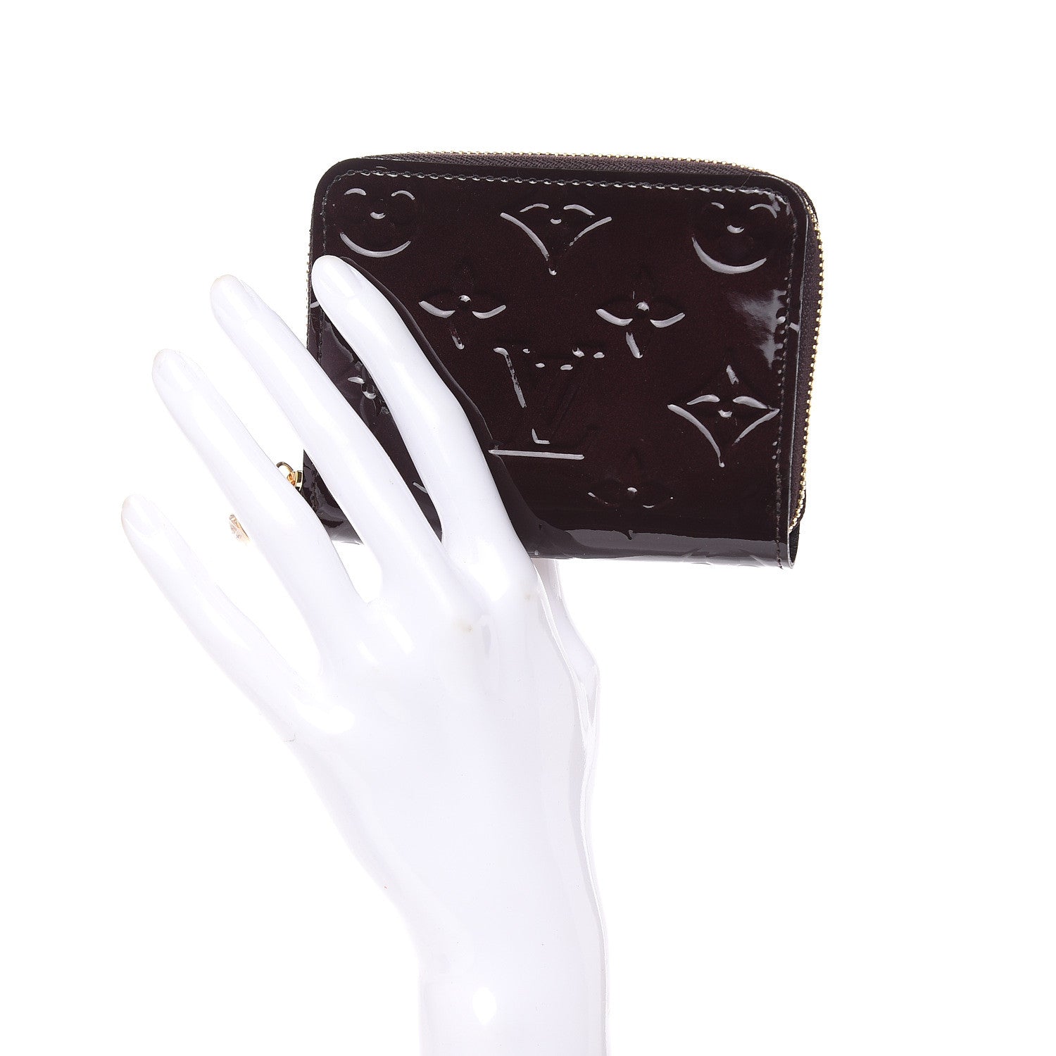 Louis Vuitton Vernis Zippy Coin Purse Wallet Amarante 2 of 7