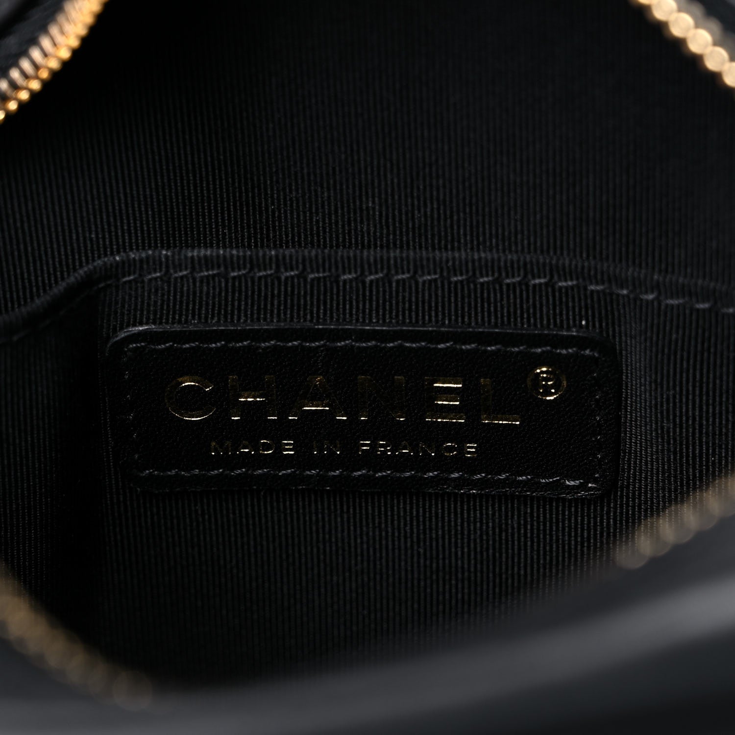 Chanel Calfskin CC Clock Camera Case Black 6 of 11