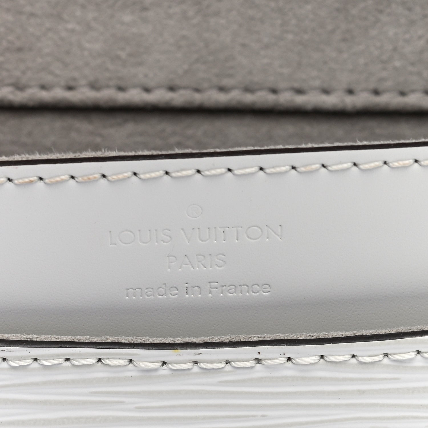 Louis Vuitton Epi Louise PM White 6 of 9