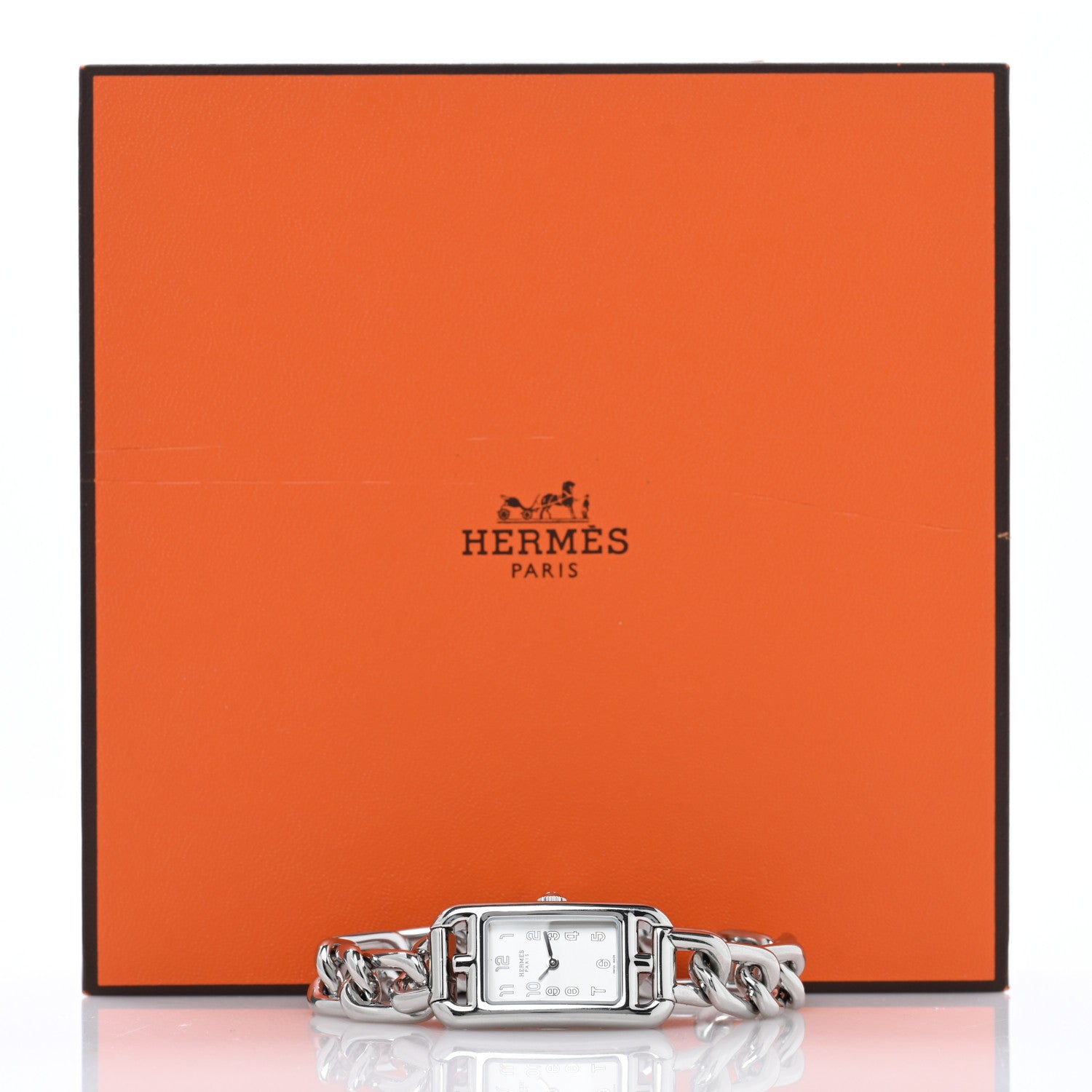 Hermes Stainless Steel 17mm Nantucket Quartz Watch 5 of 5
