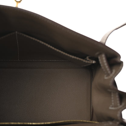 Hermes Togo Kelly Retourne 28 Etoupe 5 of 10