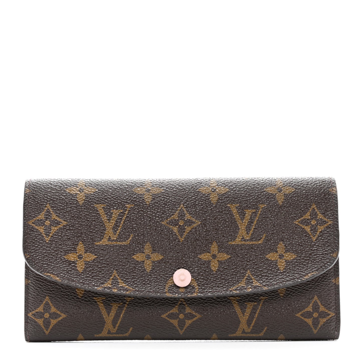 Monogram Emilie Wallet Rose Ballerine