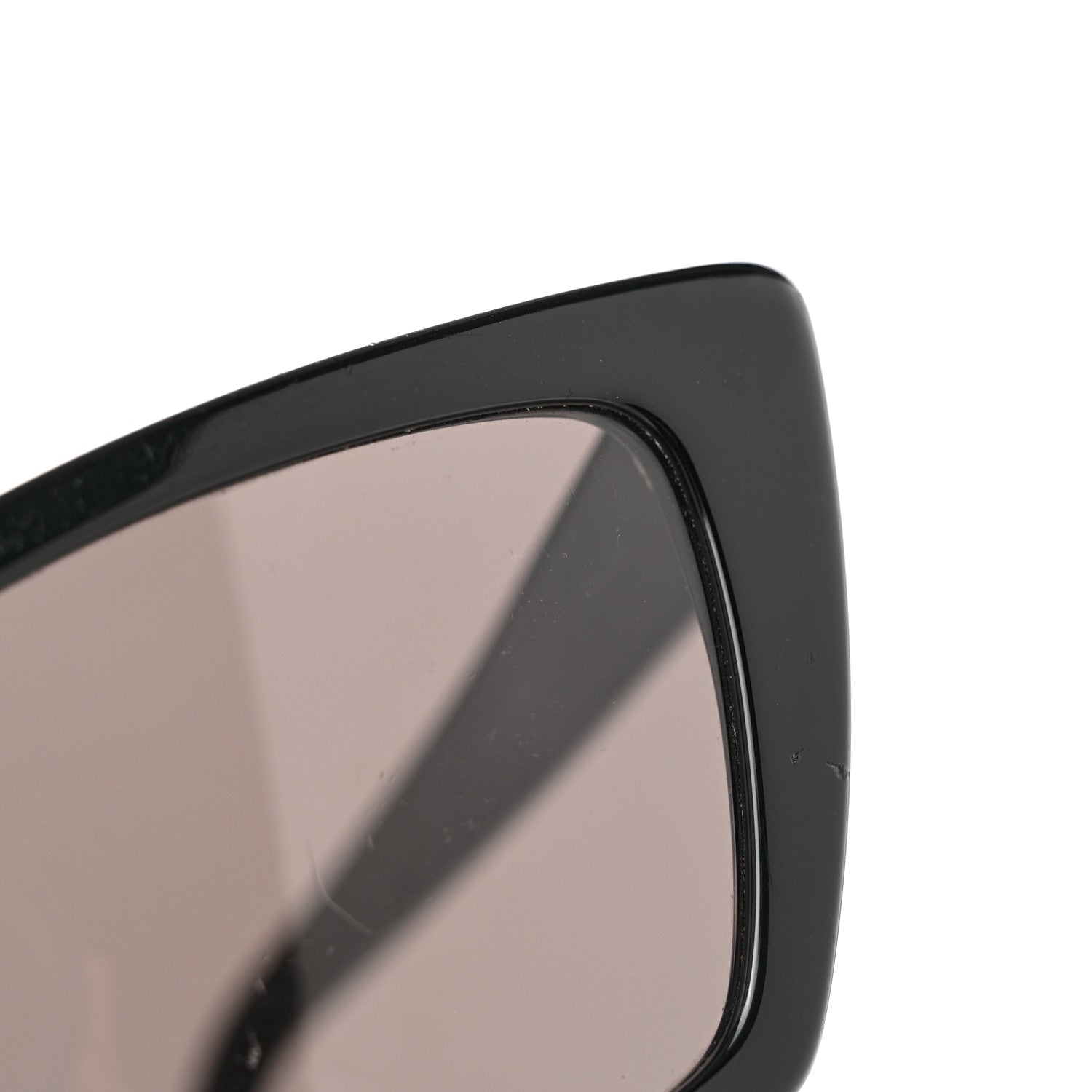 Saint Laurent Acetate Mica Cat Eye Sunglasses SL 276 Black 8 of 9