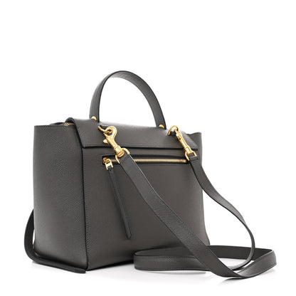 Celine Grained Calfskin Micro Belt Bag Grey 3 of 10
