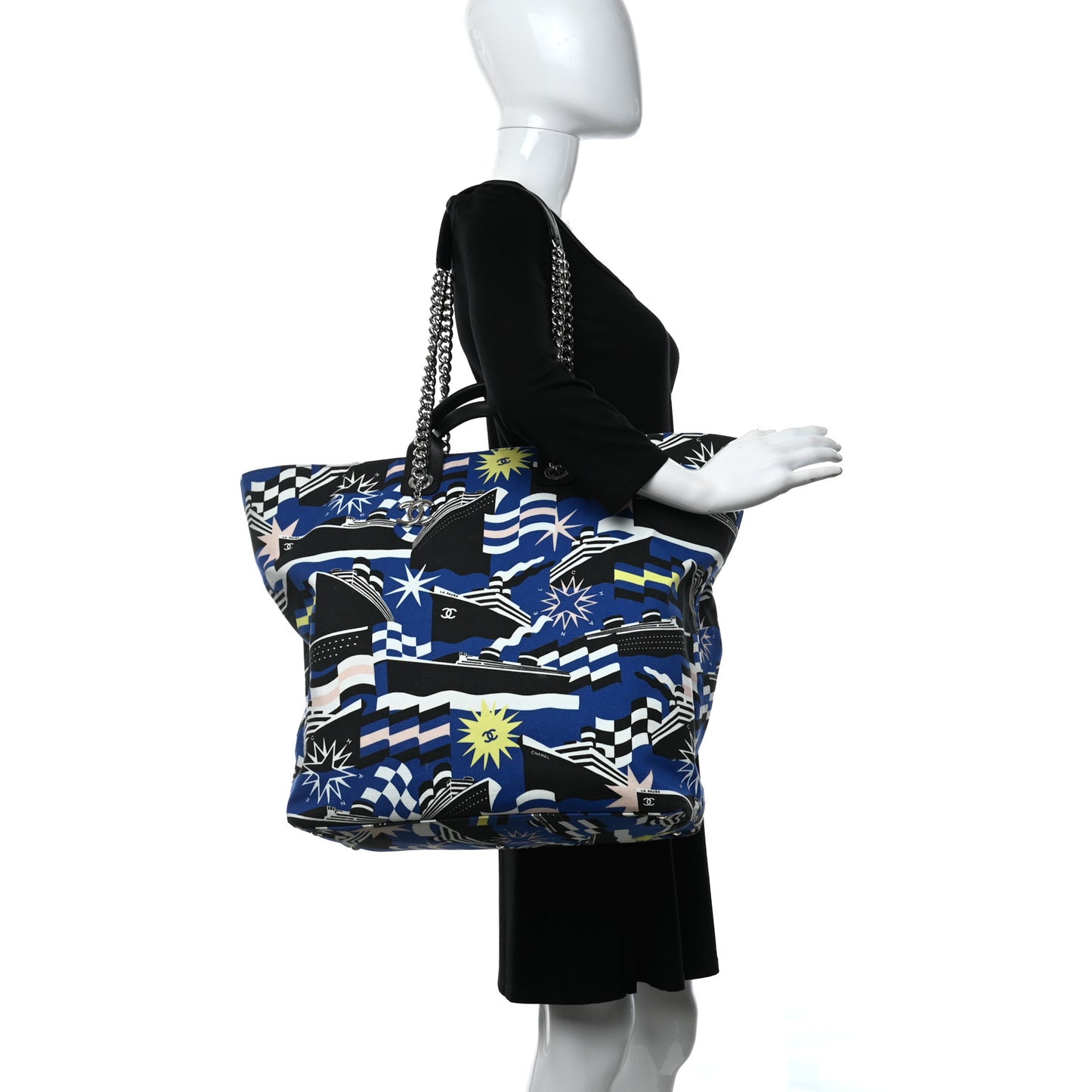 Canvas Large La Pausa Bay Shopping Bag