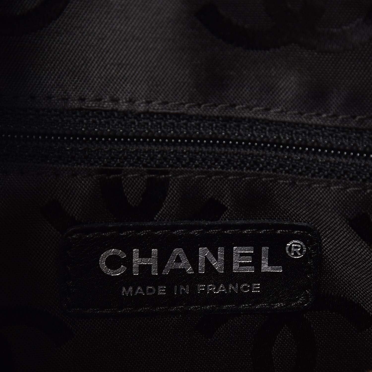 Chanel Calfskin Quilted Large Cambon Bowler Beige Black 6 of 7