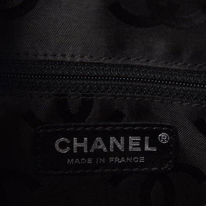 Chanel Calfskin Quilted Large Cambon Bowler Beige Black 6 of 7