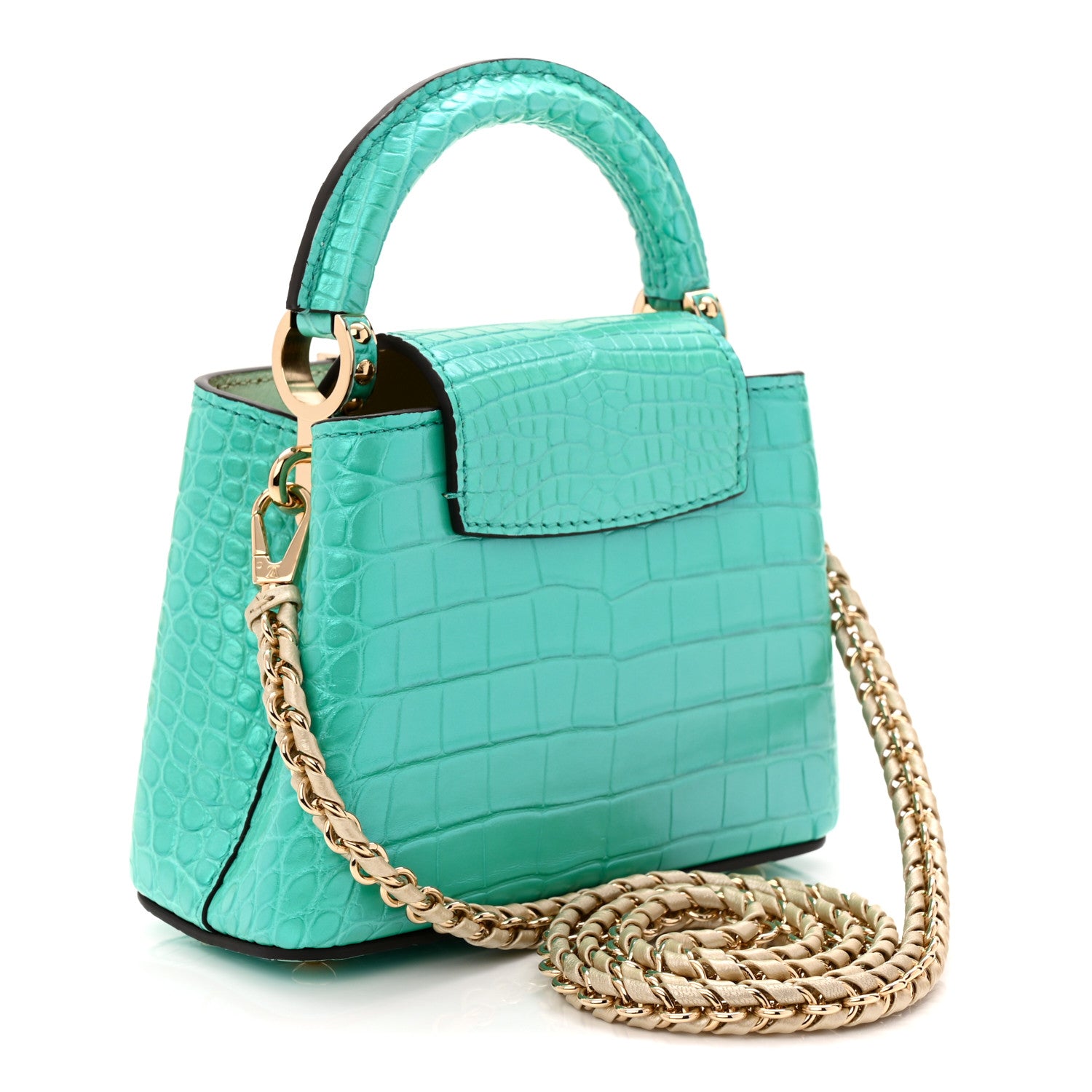Louis Vuitton Iridescent Alligator Nano Capucines 4 of 11