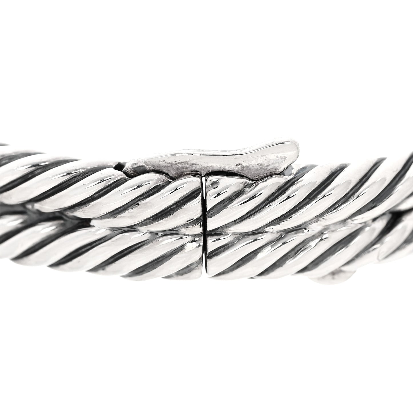 Sterling Silver Diamond Black Orchid Albion Cable Bracelet