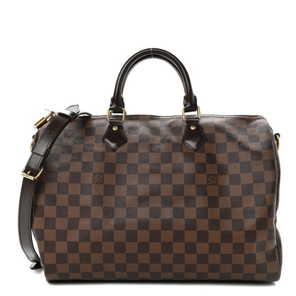 Louis Vuitton Damier Ebene Speedy Bandouliere 35 1 of 10
