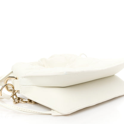 Christian Dior Lambskin Cannage Milly Mini Drawstring Bag Latte 9 of 11