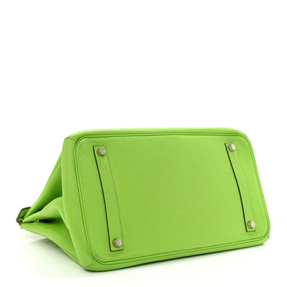 Hermes Togo Birkin 35 Vert Cru 4 of 11