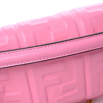 Fendi Nappa FF 1974 Embossed Mini Baguette Lollypop 12 of 13