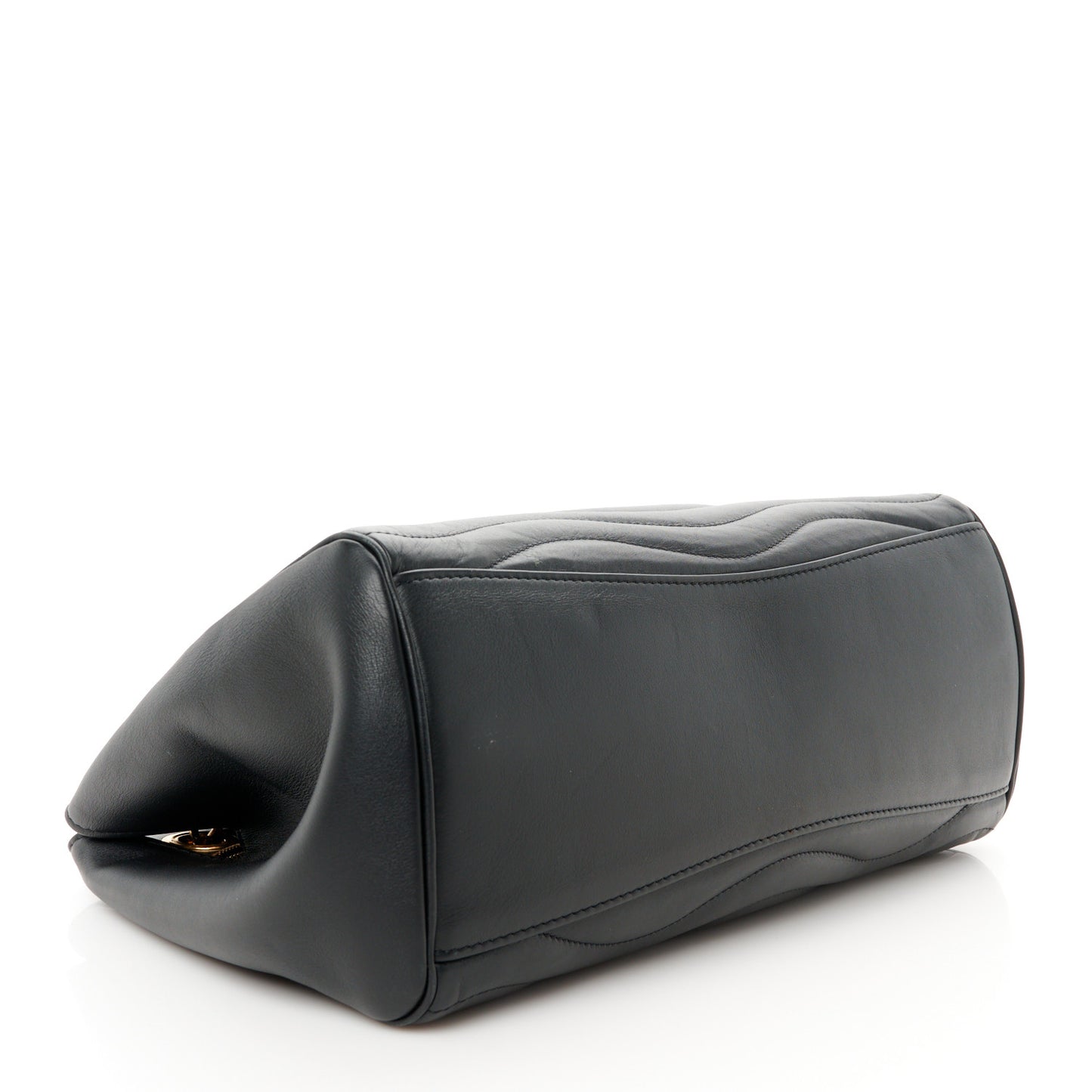 Calfskin New Wave Chain Tote Black