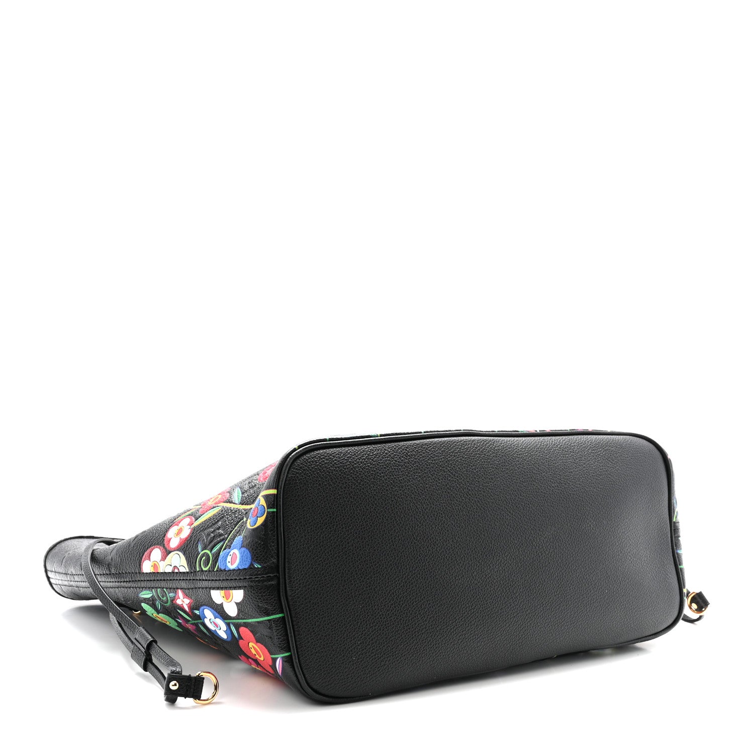 Louis Vuitton LV X TM Empreinte Flowers Neverfull MM Black 4 of 9