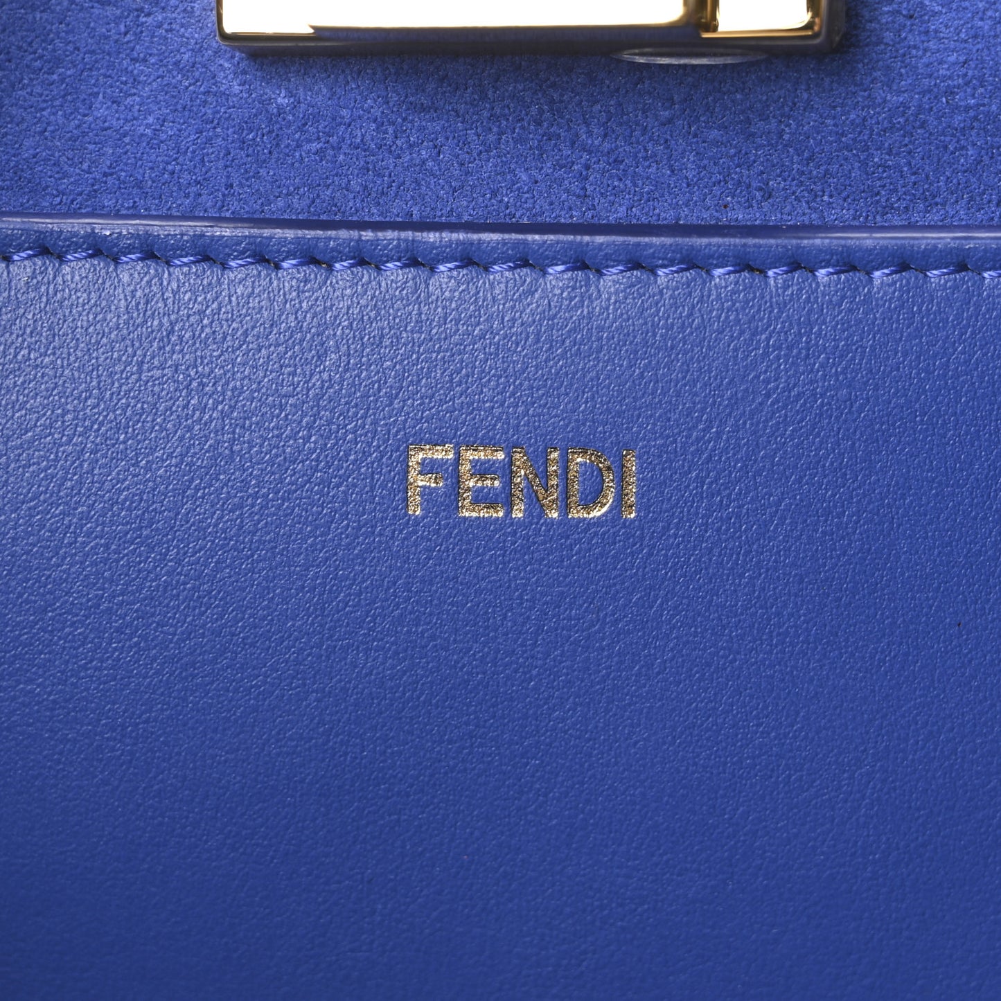 Vitello Large Fendi Way Blue