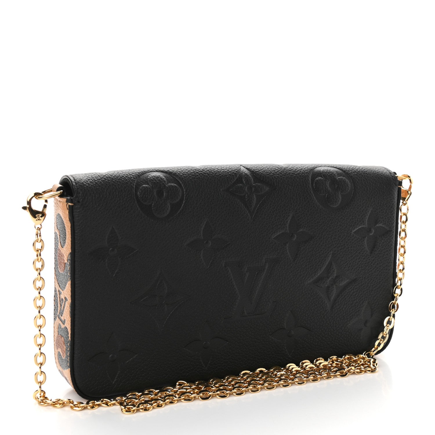 Louis Vuitton Empreinte Monogram Giant Wild At Heart Felicie Pochette Black 4 of 9