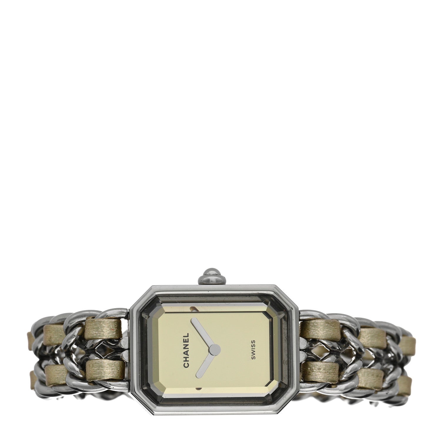 Chanel Stainless Steel Lambskin 20mm Premiere Rock Quartz Watch Gold 2 of 5