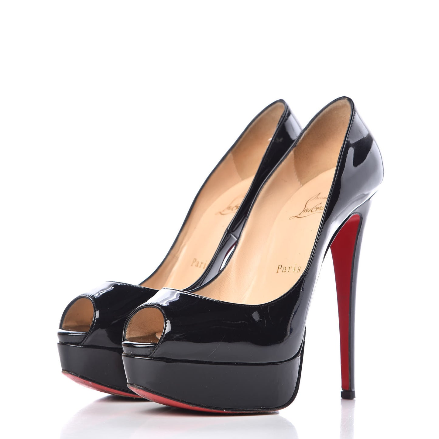 Patent Lady Peep 150 Pumps 36.5 Black