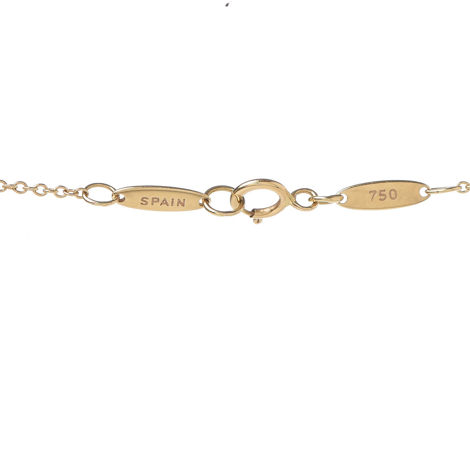 Tiffany 18K Yellow Gold 22mm Elsa Peretti Open Heart Pendant Necklace 4 of 6