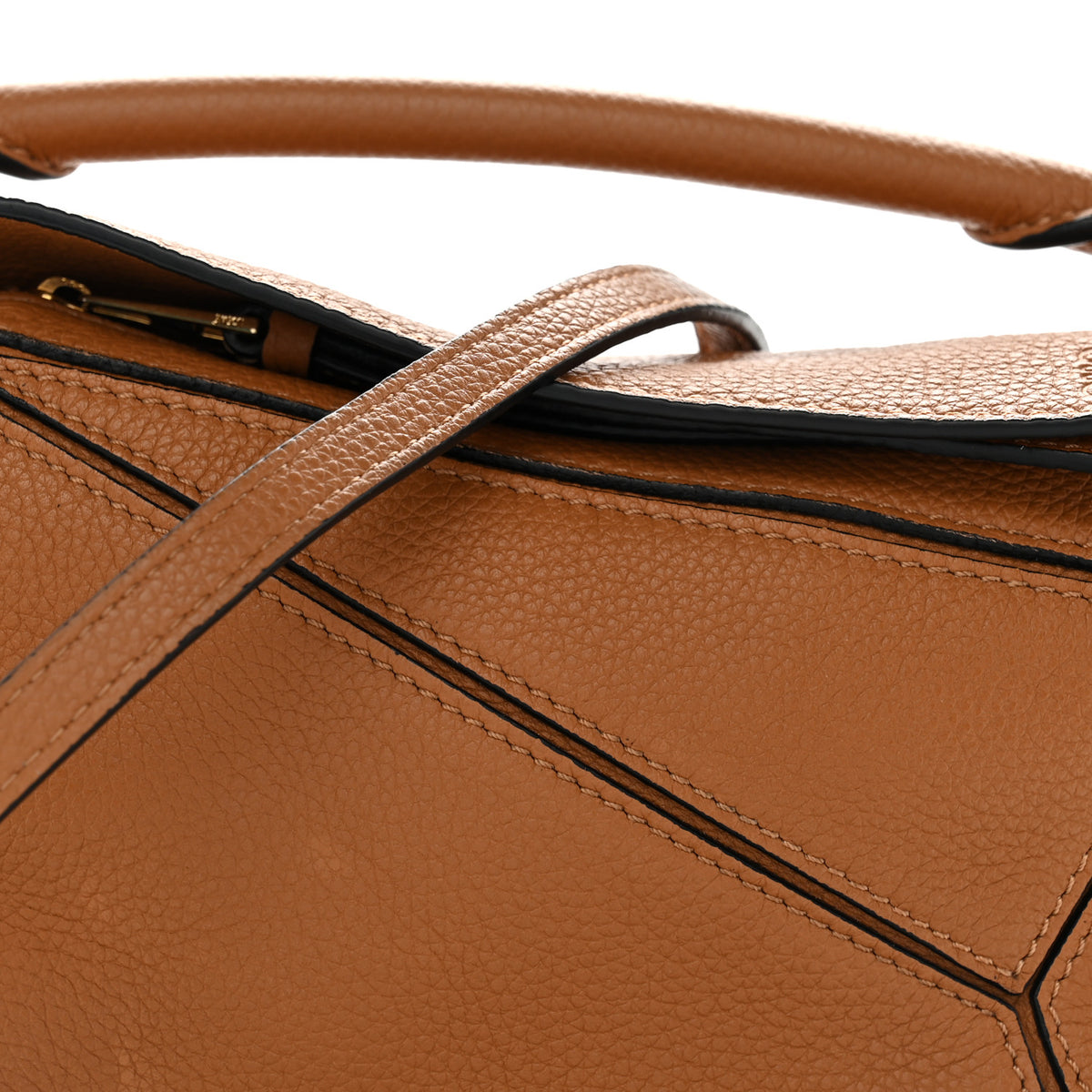 Calfskin Mini Puzzle Bag Tan