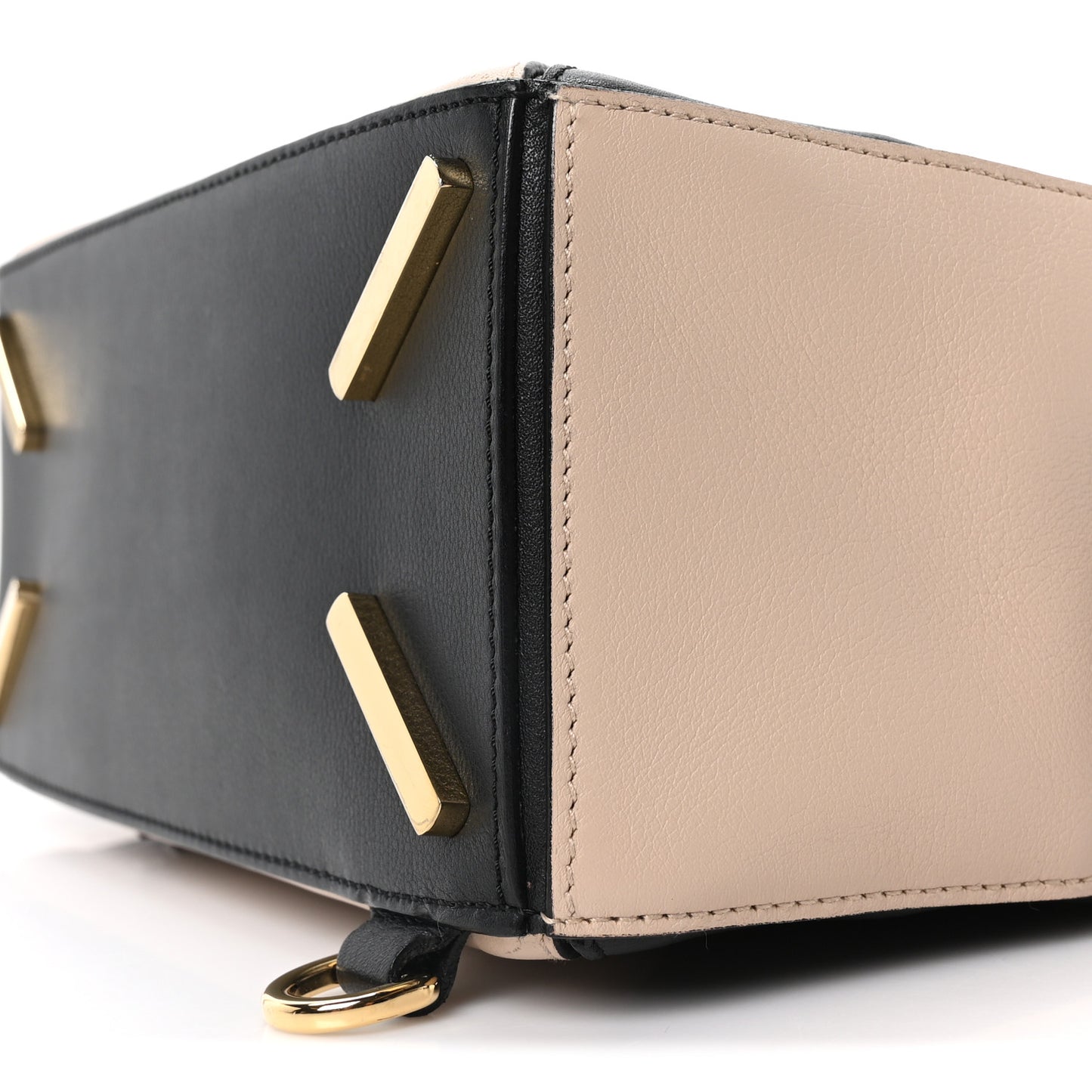 Calfskin Small Puzzle Bag Sand Hazelnut Ash