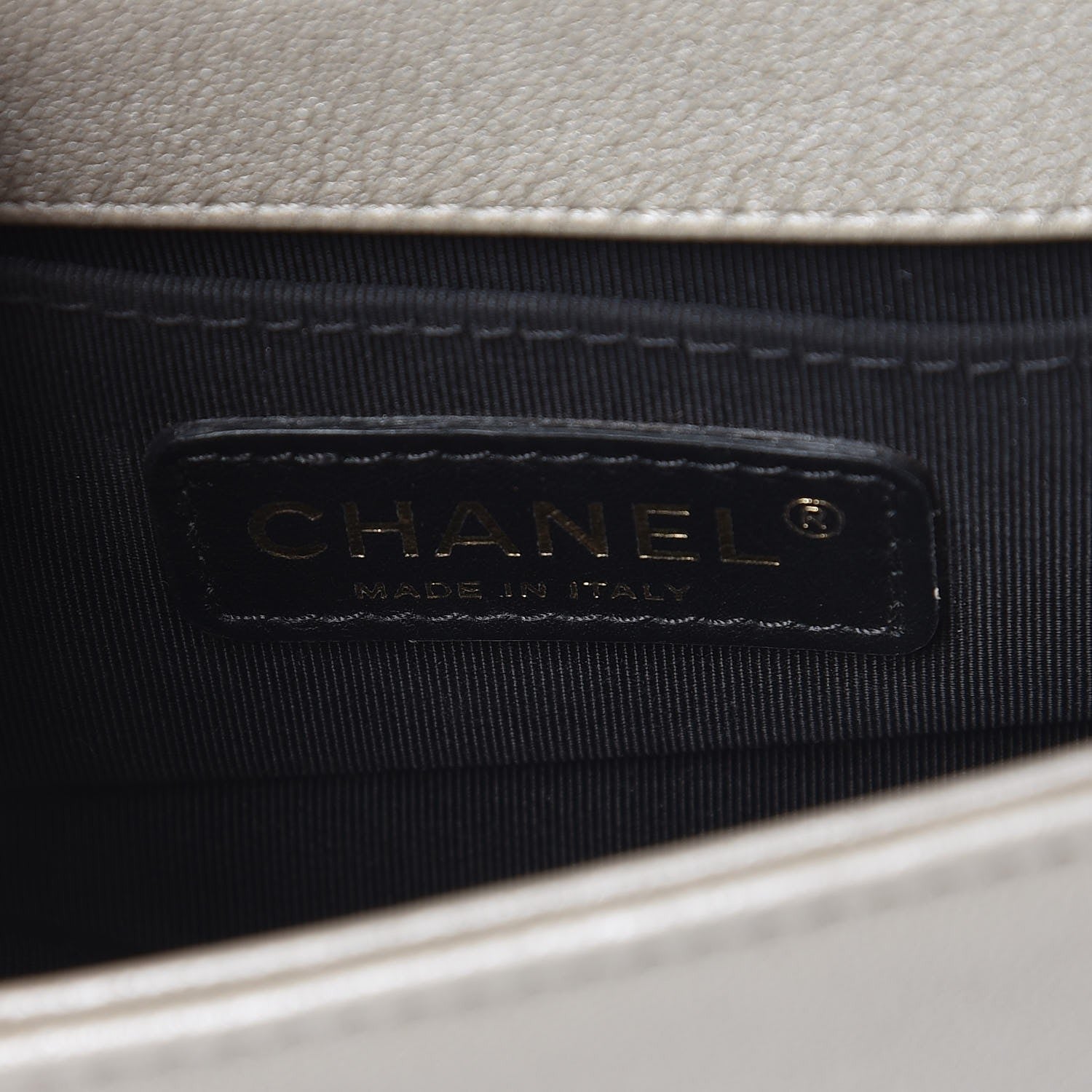 Chanel Metallic Lambskin Mini Scaled Boy Flap Gold 6 of 7