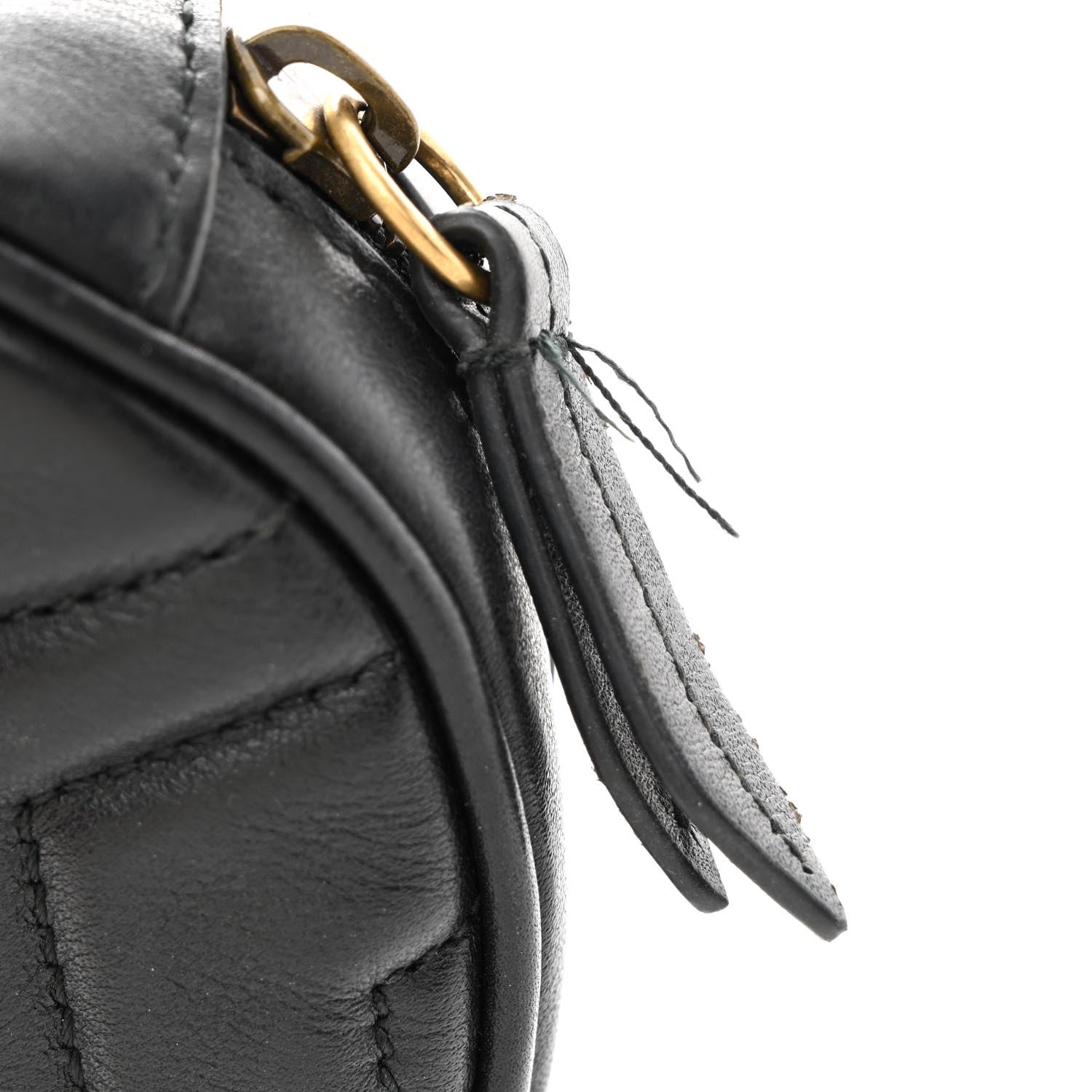 Gucci Calfskin Matelasse GG Marmont Belt Bag 75 30 75/30 Black 14 of 15
