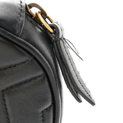 Gucci Calfskin Matelasse GG Marmont Belt Bag 75 30 75/30 Black 14 of 15