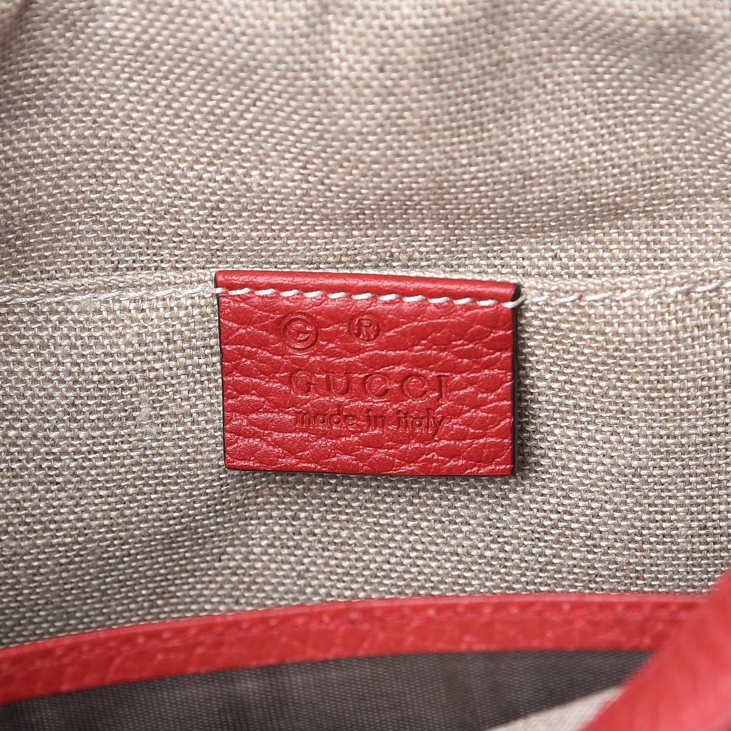 Monogram Mini Bree Messenger Bag Red