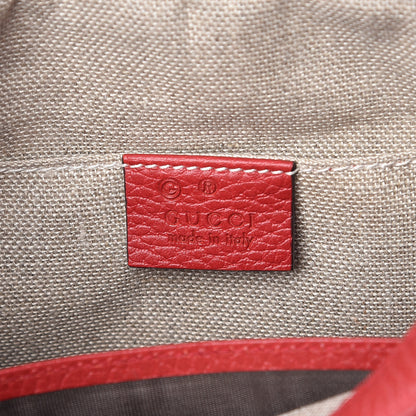 Gucci Monogram Mini Bree Messenger Bag Red 6 of 9