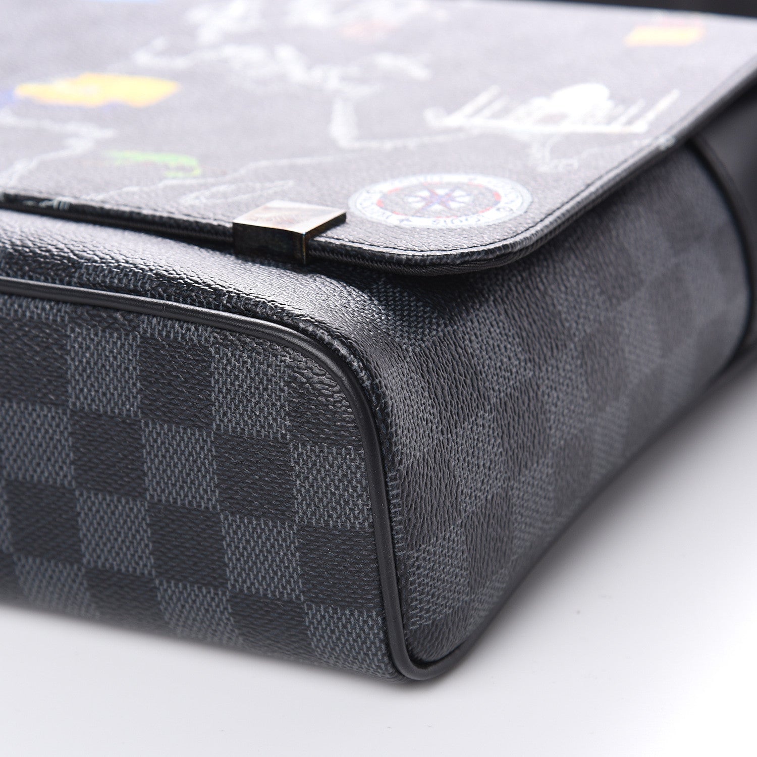 Louis Vuitton Damier Graphite World Map District PM 8 of 11