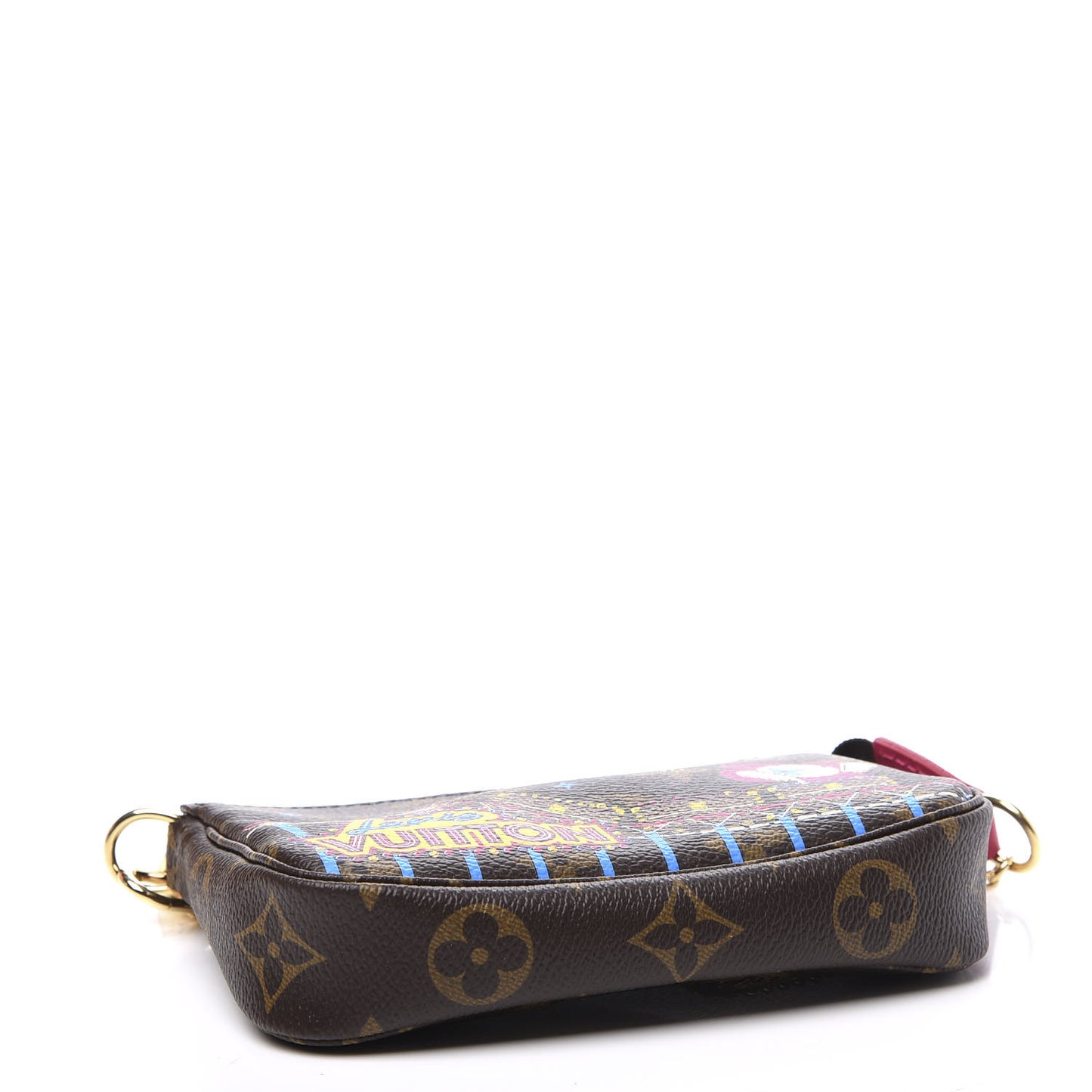Monogram 2020 Christmas Animation Roller Coaster Mini Pochette Accessories Pivoine