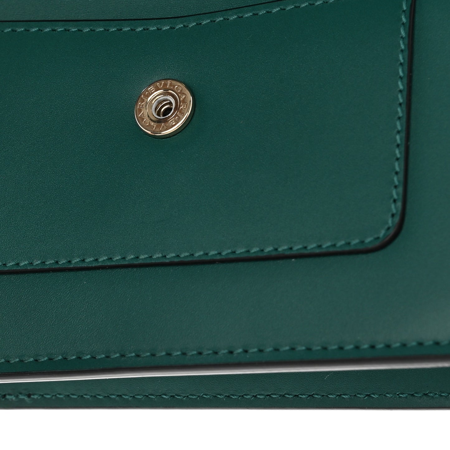 Calfskin Serpenti Forever Purse Card Holder Emerald Violet Amethyst
