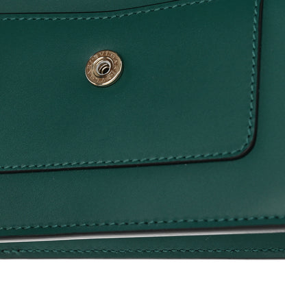Bulgari Calfskin Serpenti Forever Purse Card Holder Emerald Violet Amethyst 16 of 17
