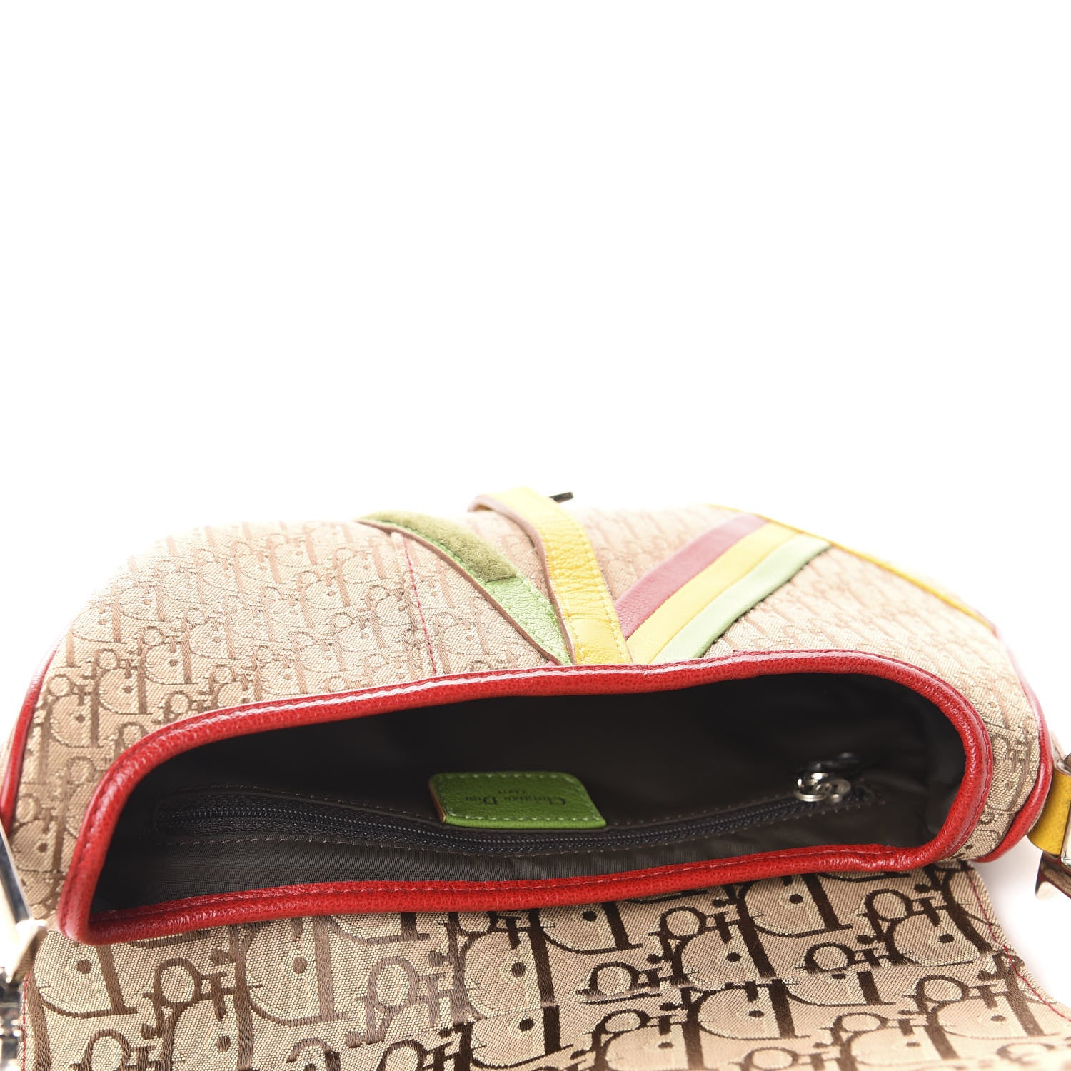 Christian Dior Monogram Rasta Saddle Bag Beige 5 of 10