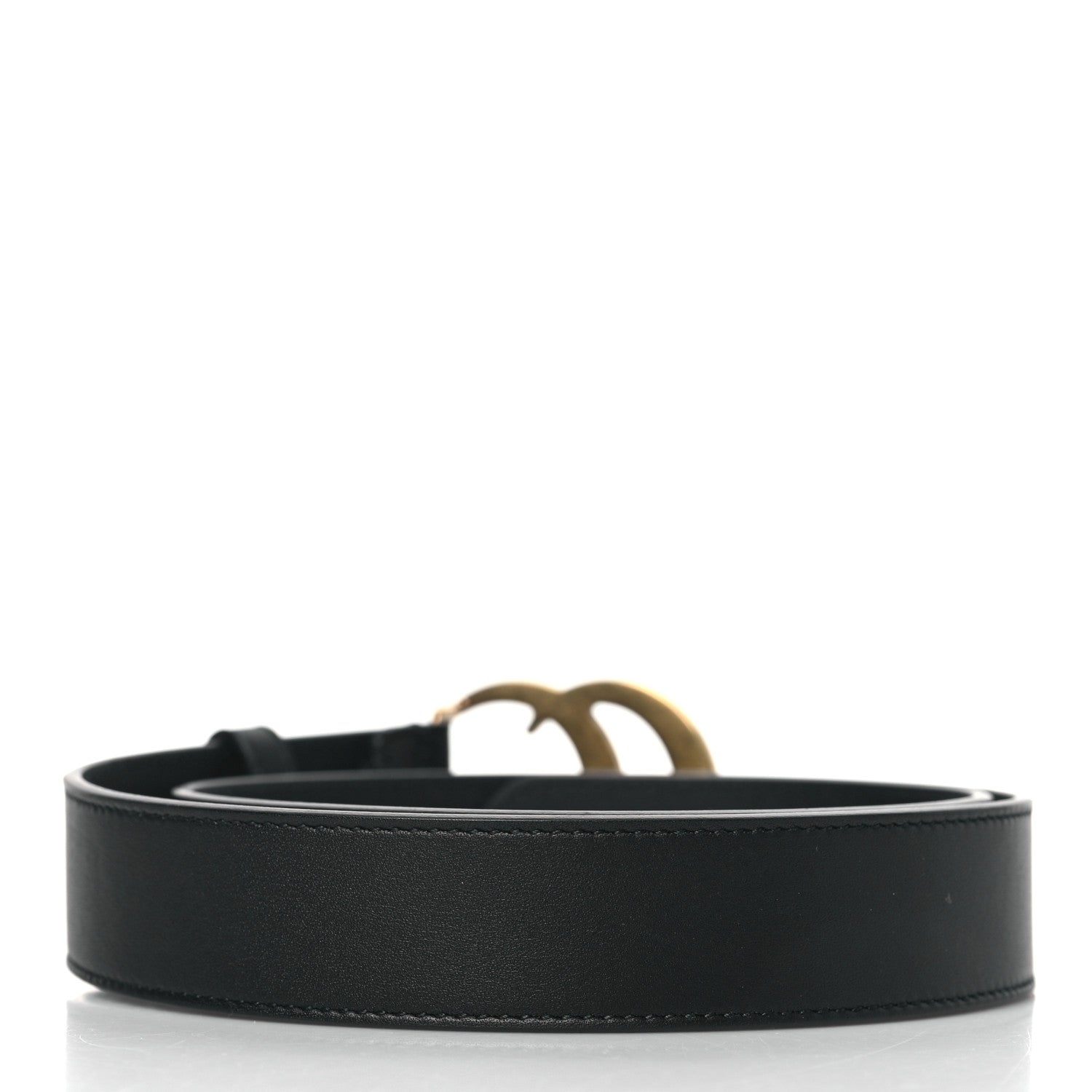 Gucci Moon Calfskin Double G 30mm Belt 75 30 Black 2 of 5